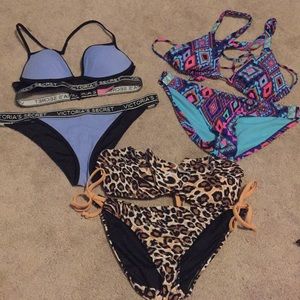 Victoria’s Secret Logo Bathing Suit & bundle
